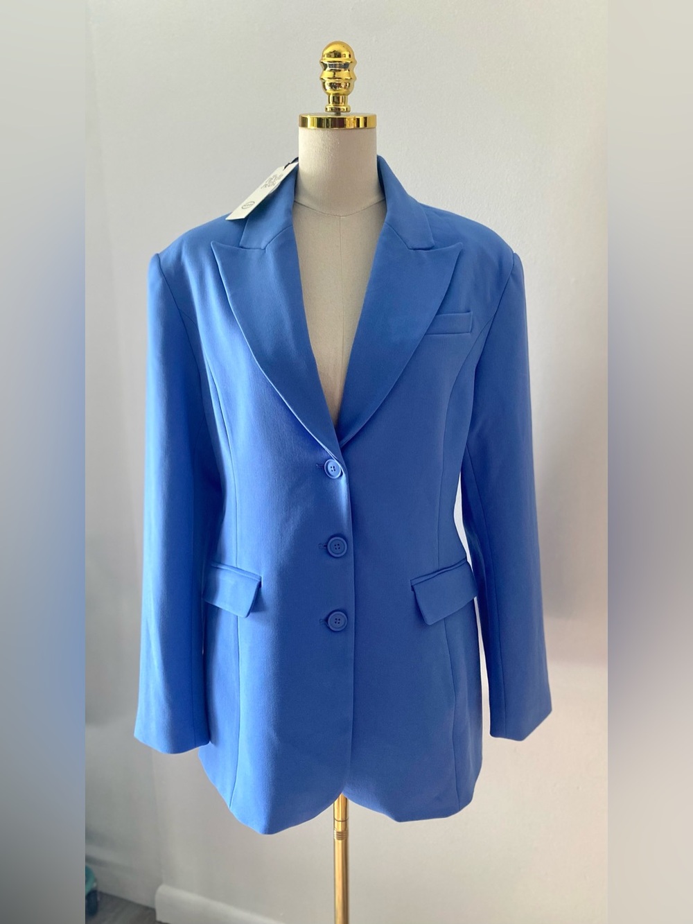 Devil Wears Prada Scoop Collection Women's Button Single Breasted Fitted Blazer - Picture 4 of 16